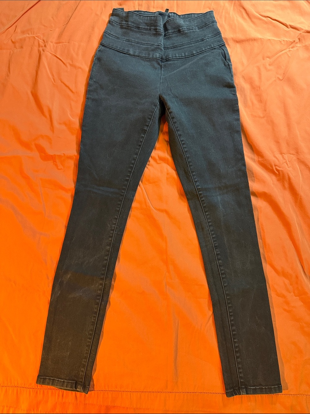 bebe Black High-Waist Skinny Jeggings